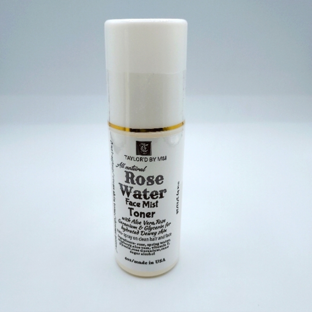 Veganic ROSE WATER Face Mist Toner With Glycerin & Vitamin E
